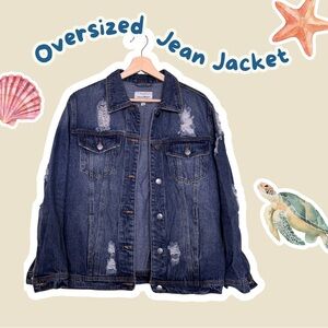 Haute Monde Blue Denim Jacket with Label Detail